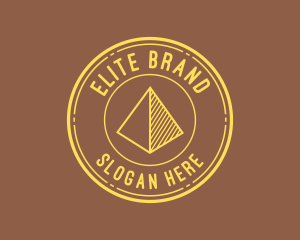 Yellow Pyramid Outline logo