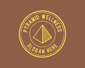 Yellow Pyramid Outline logo