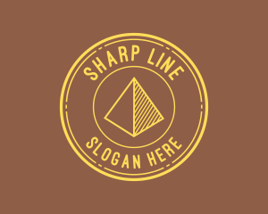 Yellow Pyramid Outline logo