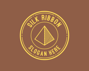 Yellow Pyramid Outline logo design