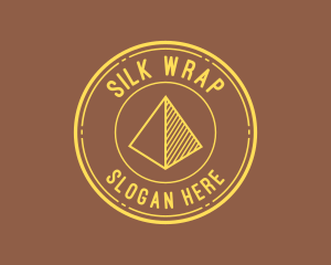 Yellow Pyramid Outline logo design