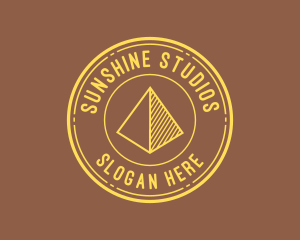 Yellow Pyramid Outline logo