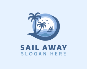 Boat Sailing Getaway logo design