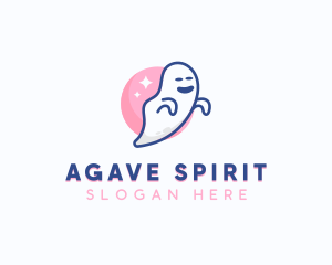 Spooky Scary Ghost logo design