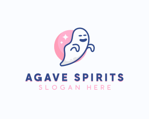 Spooky Scary Ghost logo design