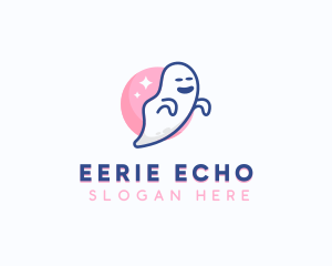 Spooky Scary Ghost logo design