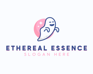 Spooky Scary Ghost logo design