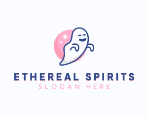 Spooky Scary Ghost logo design