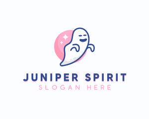 Spooky Scary Ghost logo design