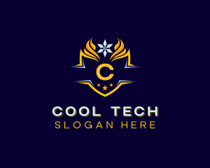 Cooling Thermal Ice logo design