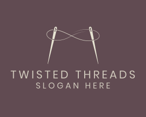 Needle Infinity Thread logo design