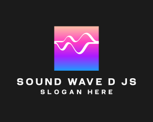 Audio Sound Wave Acoustics logo design