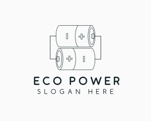 Battery Power Source logo design