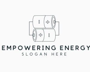 Battery Power Source logo design