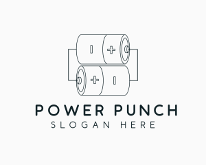 Battery Power Source logo design