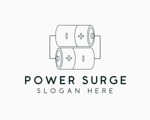 Battery Power Source logo design