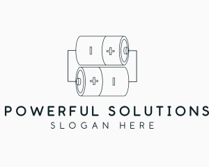 Battery Power Source logo design