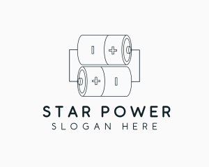 Battery Power Source logo design