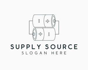 Battery Power Source logo design