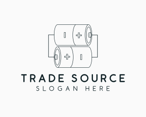 Battery Power Source logo design