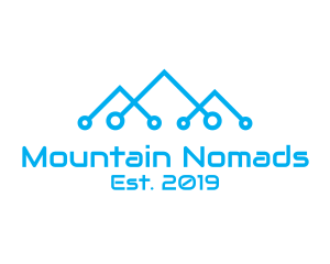 Blue Mountain Tech logo design