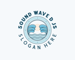 Ocean Waves Travel logo design