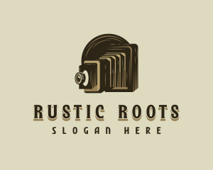 Rustic Camera Photography logo design