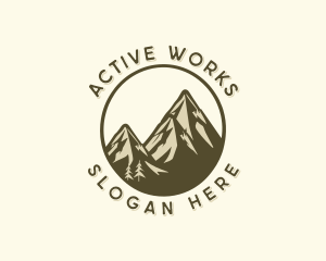 Mountain Peak Travel logo design