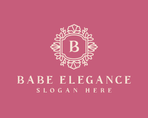 Elegant Floral Boutique logo design