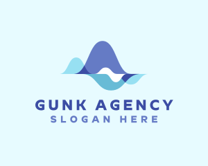 Modern Waves Agency logo design