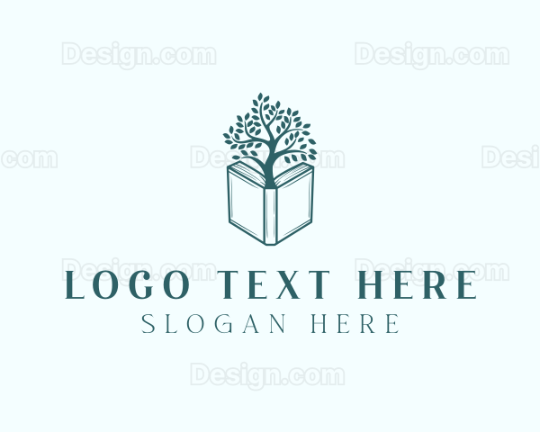 Educational Book Tree Logo