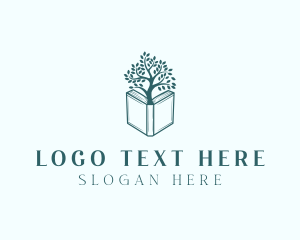 Educational Book Tree Logo