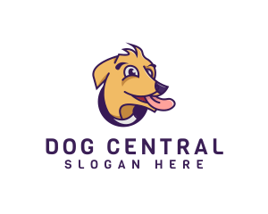 Dog Tongue Pet logo design