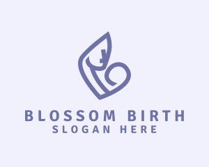 Mother Woman Newborn logo