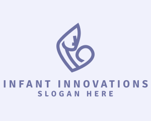 Mother Woman Newborn logo