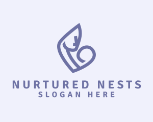 Mother Woman Newborn logo