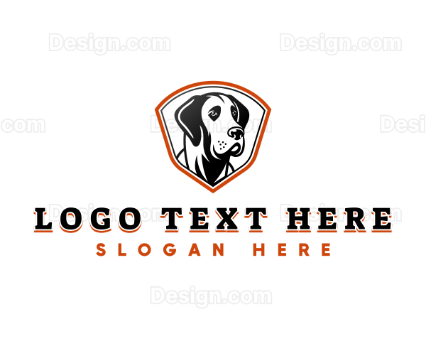 Dog Great Dane Logo