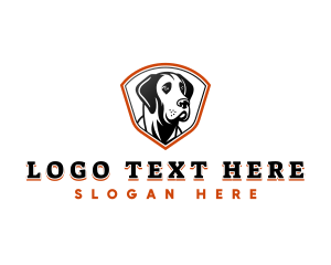 Dog Great Dane logo