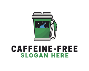 Coffee Fuel Dispenser logo design