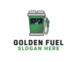 Coffee Fuel Dispenser logo design