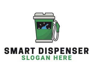 Coffee Fuel Dispenser logo design