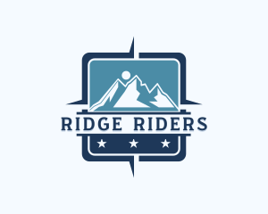 Mountain Travel Navigation logo design