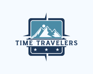 Mountain Travel Navigation logo design