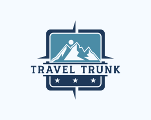 Mountain Travel Navigation logo design