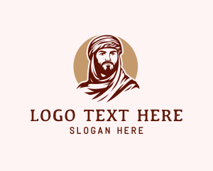 Traditional Bedouin Man logo