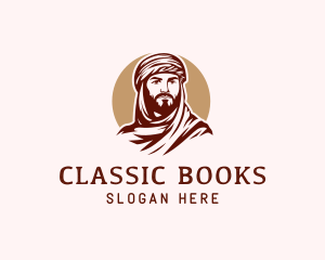 Traditional Bedouin Man logo