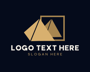 Triangle Pyramid Structure logo