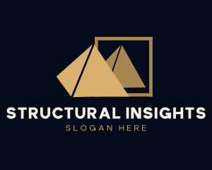Triangle Pyramid Structure logo