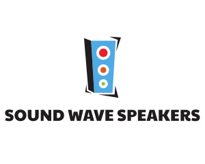 Geometric Digital Speaker  logo design