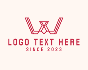 Modern Technology Letter W logo